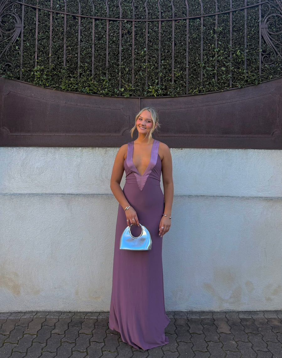 Ance Gria Rosa Gown In Mauve