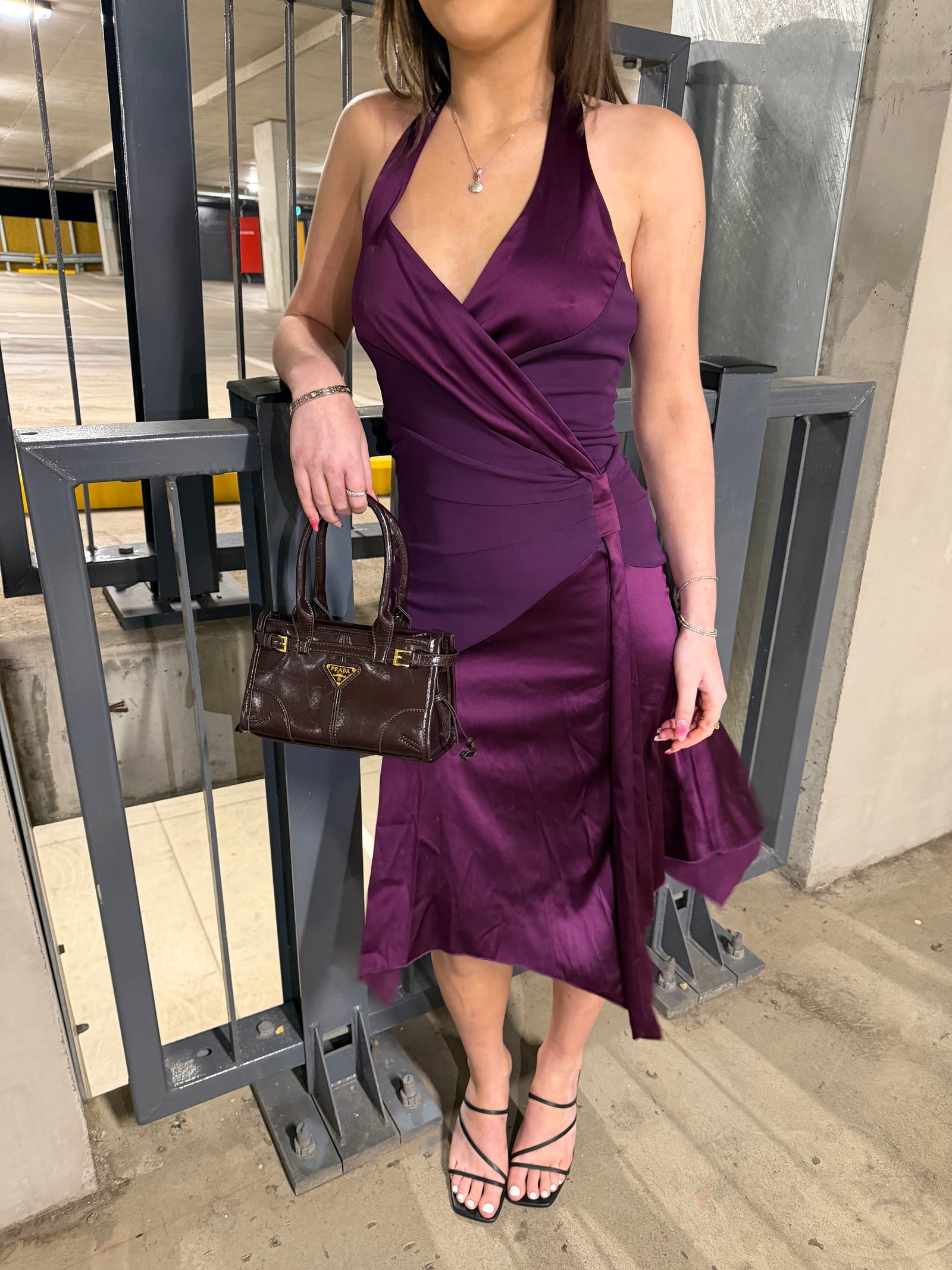 Bebe Vintage Marlo Midi in Plum