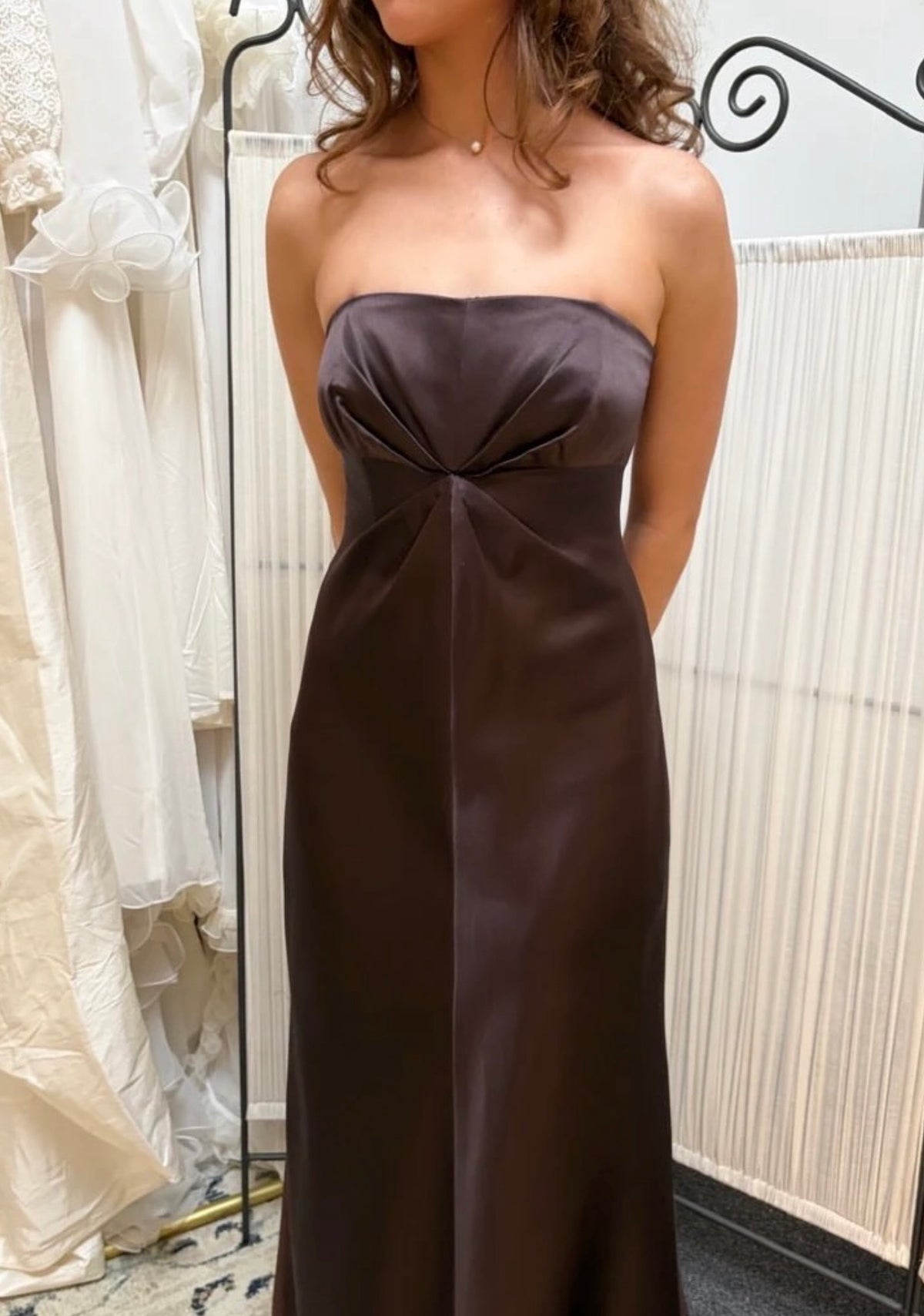 Shelli Segal Brown maxi