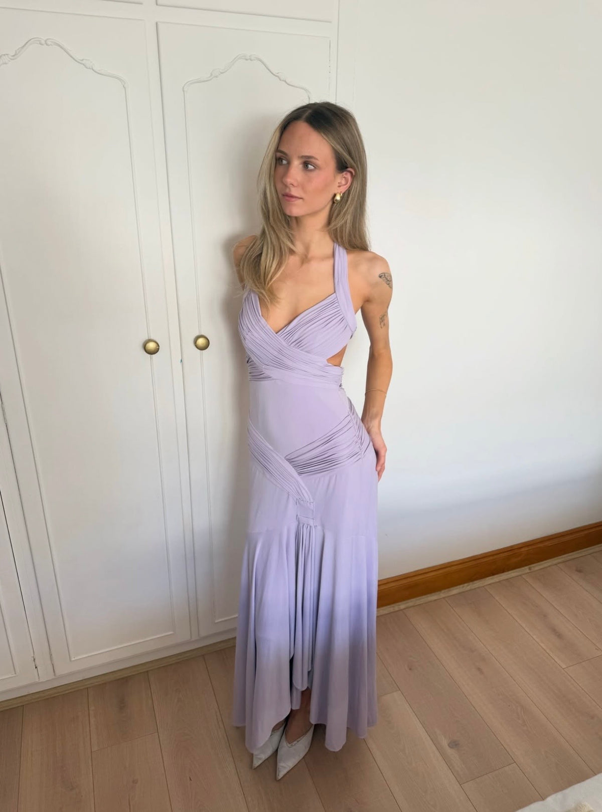 Vintage Jovani Carmela Maxi in Purple