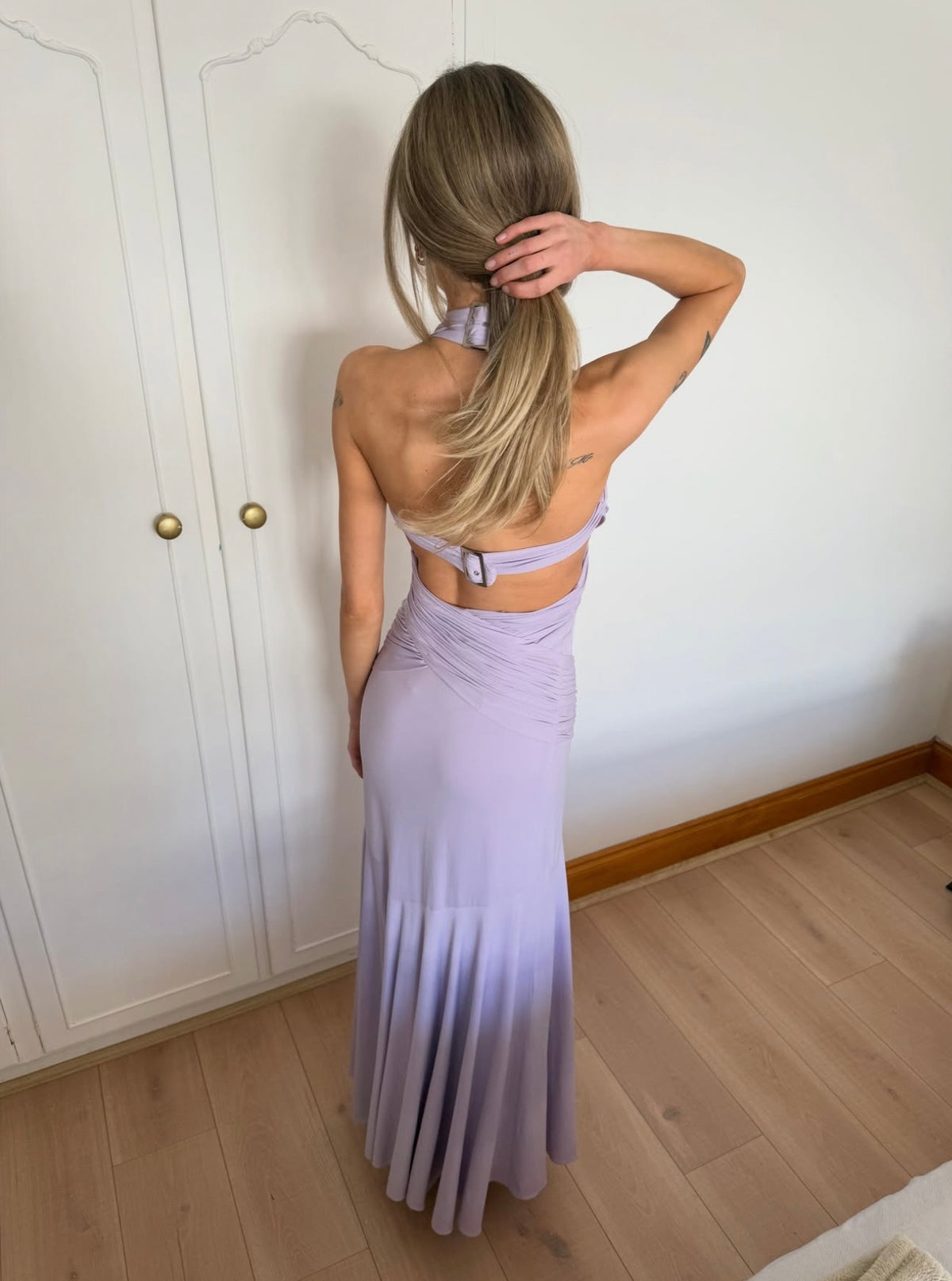 Vintage Jovani Carmela Maxi in Purple