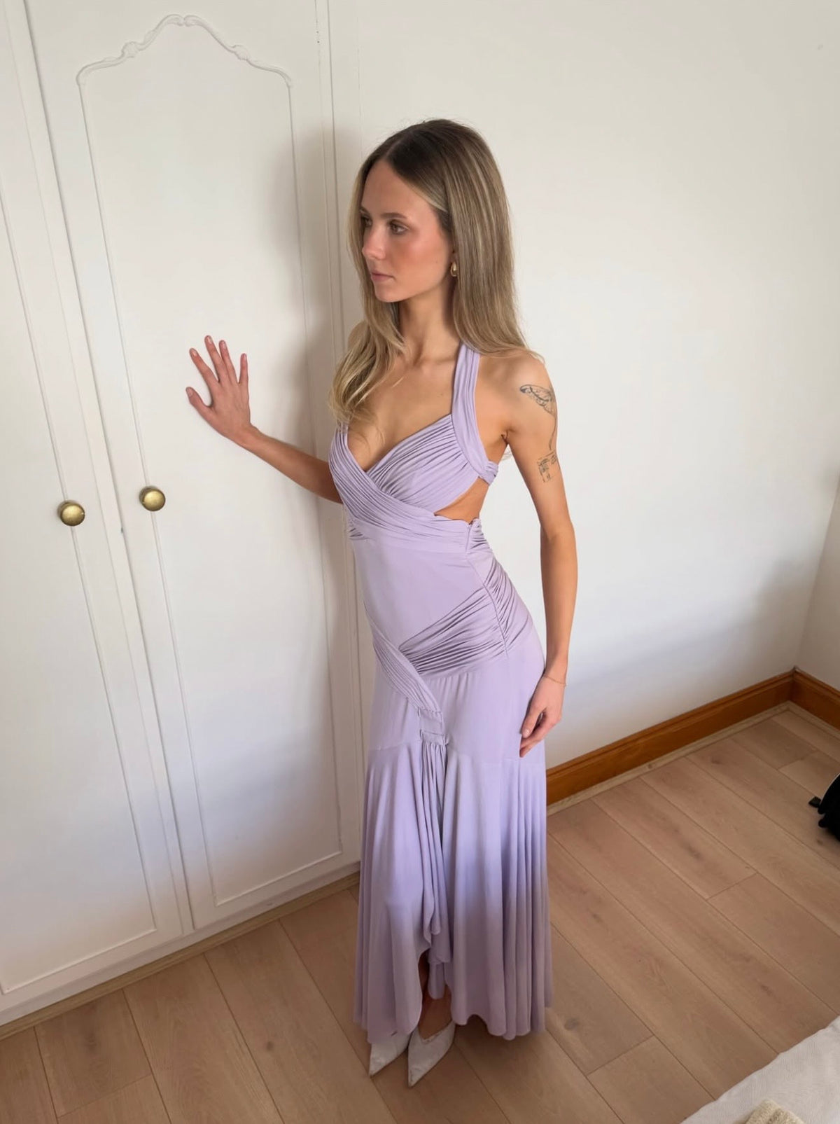 Vintage Jovani Carmela Maxi in Purple