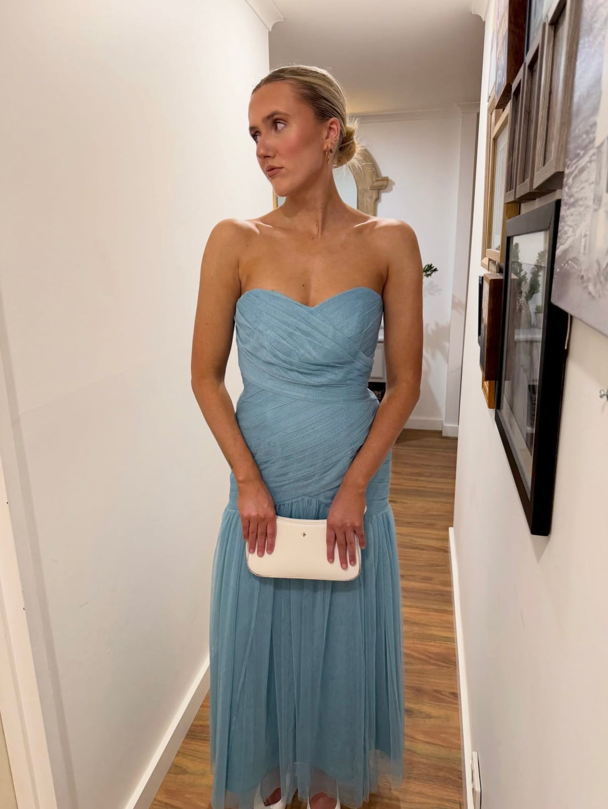 Vera Wang Vintage Amara Gown In blue