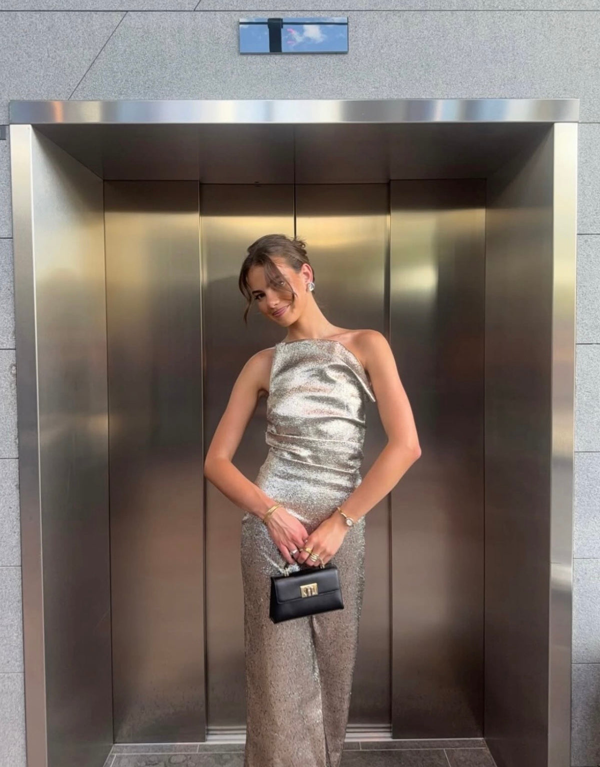 Tojha Tacome Metallic maxi