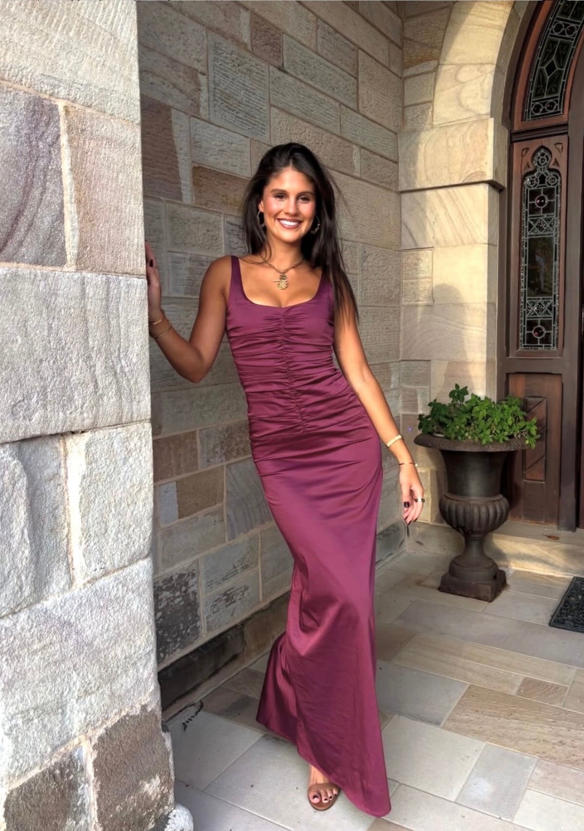 Acne Gria Atlein maxi in Plum
