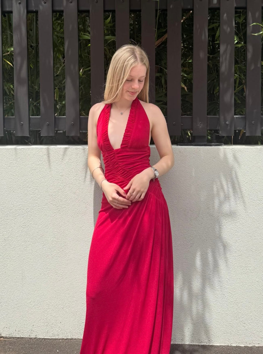 Alora maxi in Red