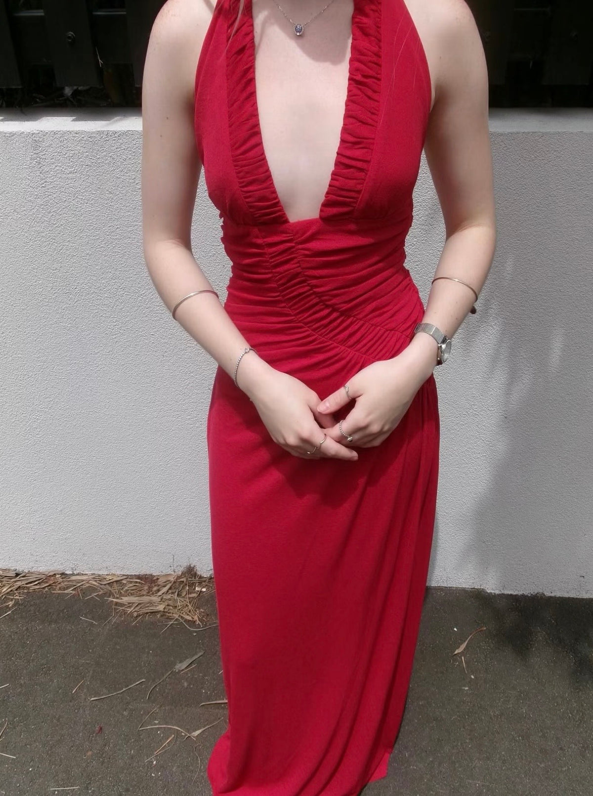 Alora maxi in Red
