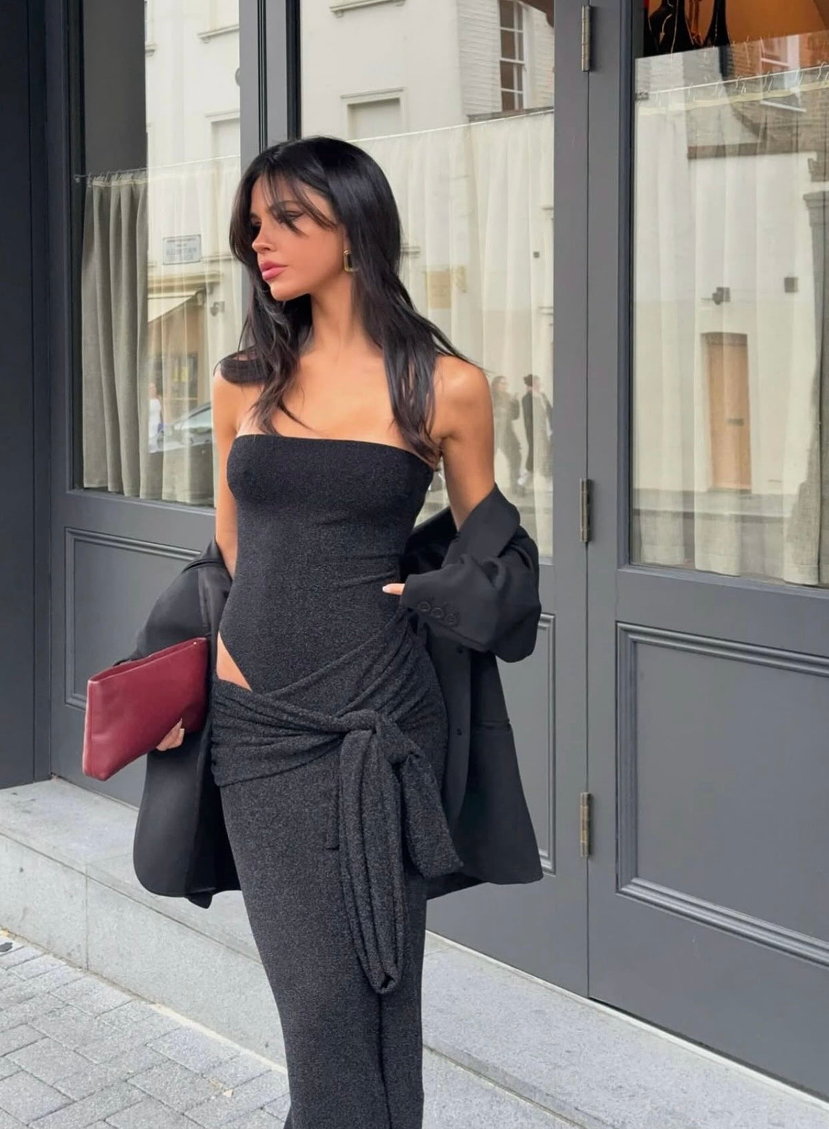 Elaai Monaco maxi in Black