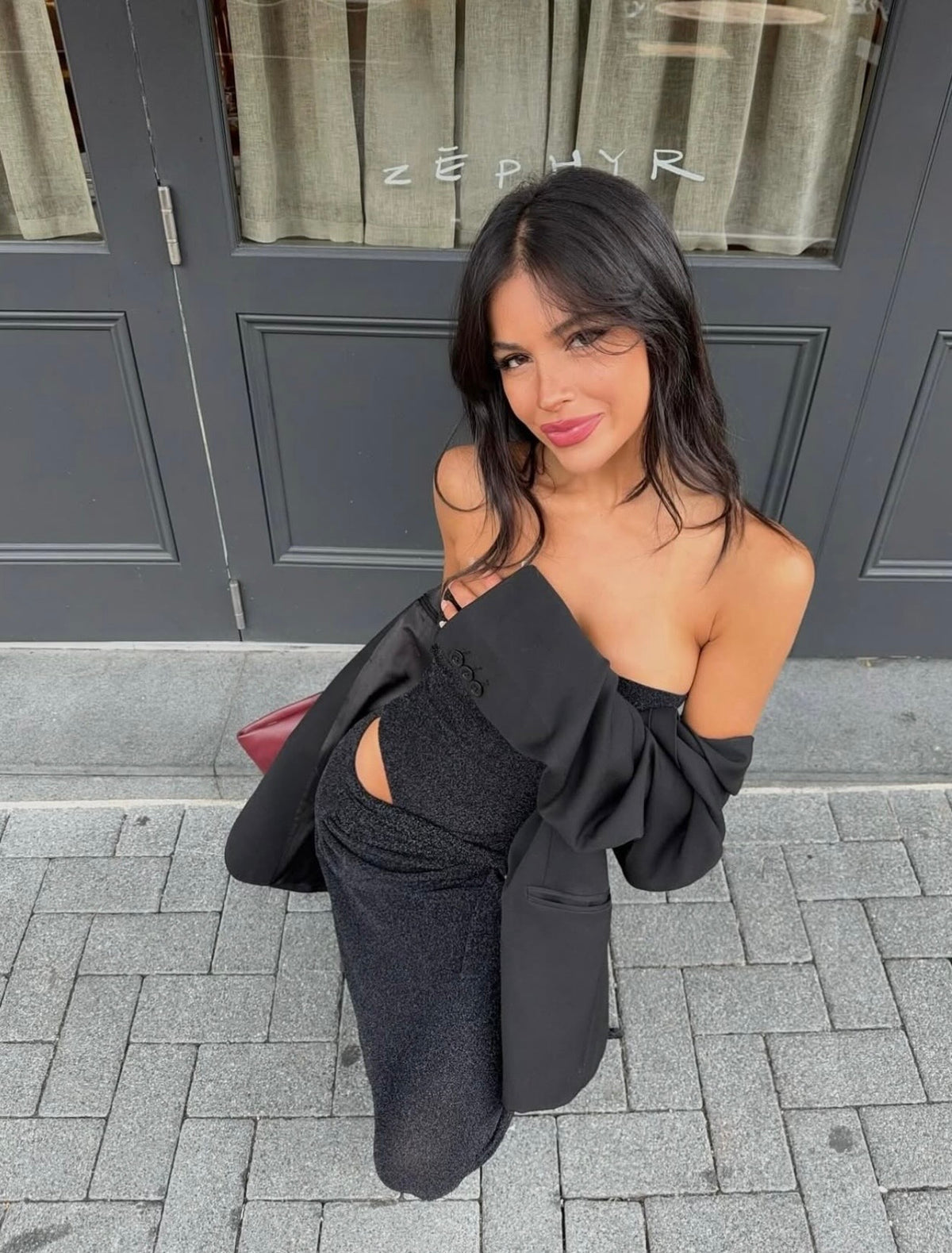 Elaai Monaco maxi in Black