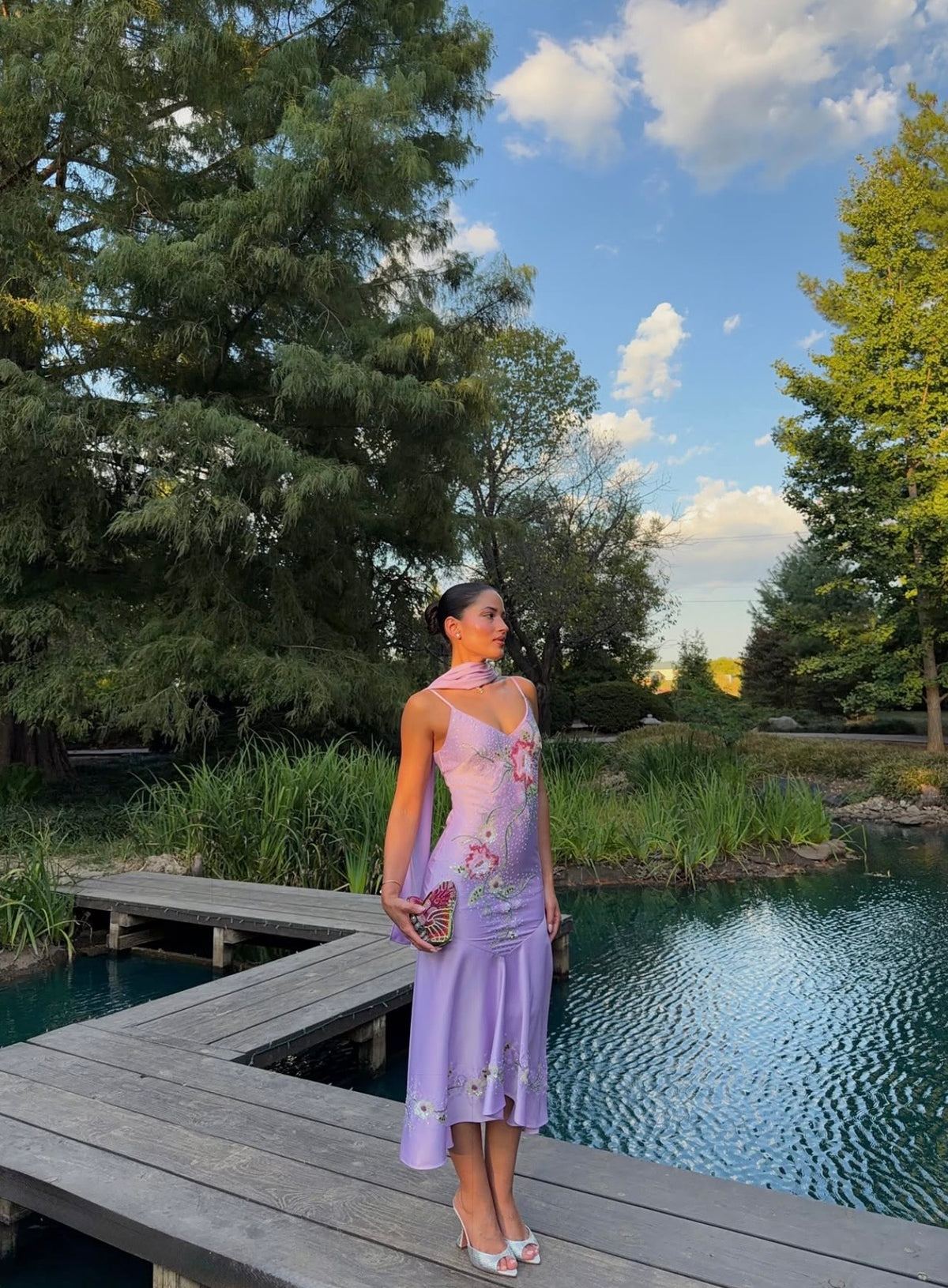 Cybersweetie Satin Moonelle beaded Gown